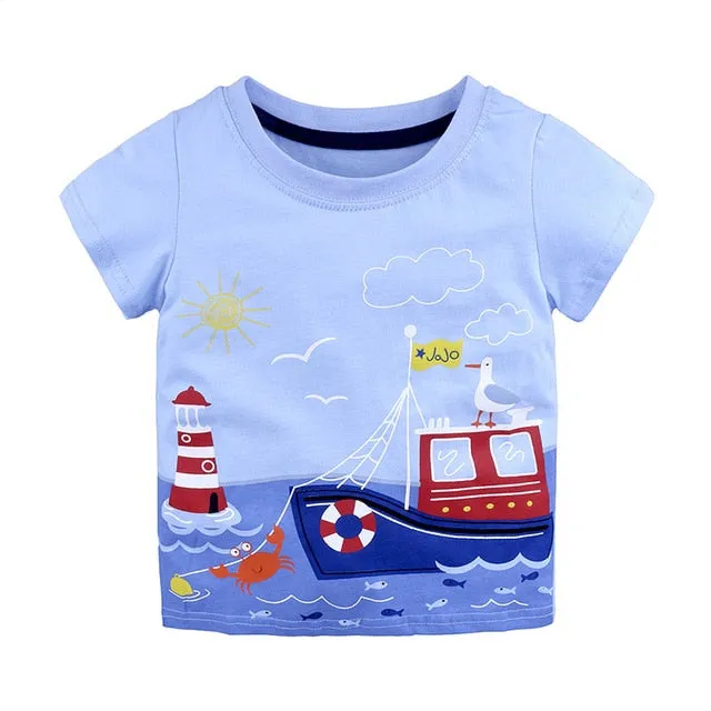 1-6Y Casual Fashion Summer Toddler Baby Boys Cotton