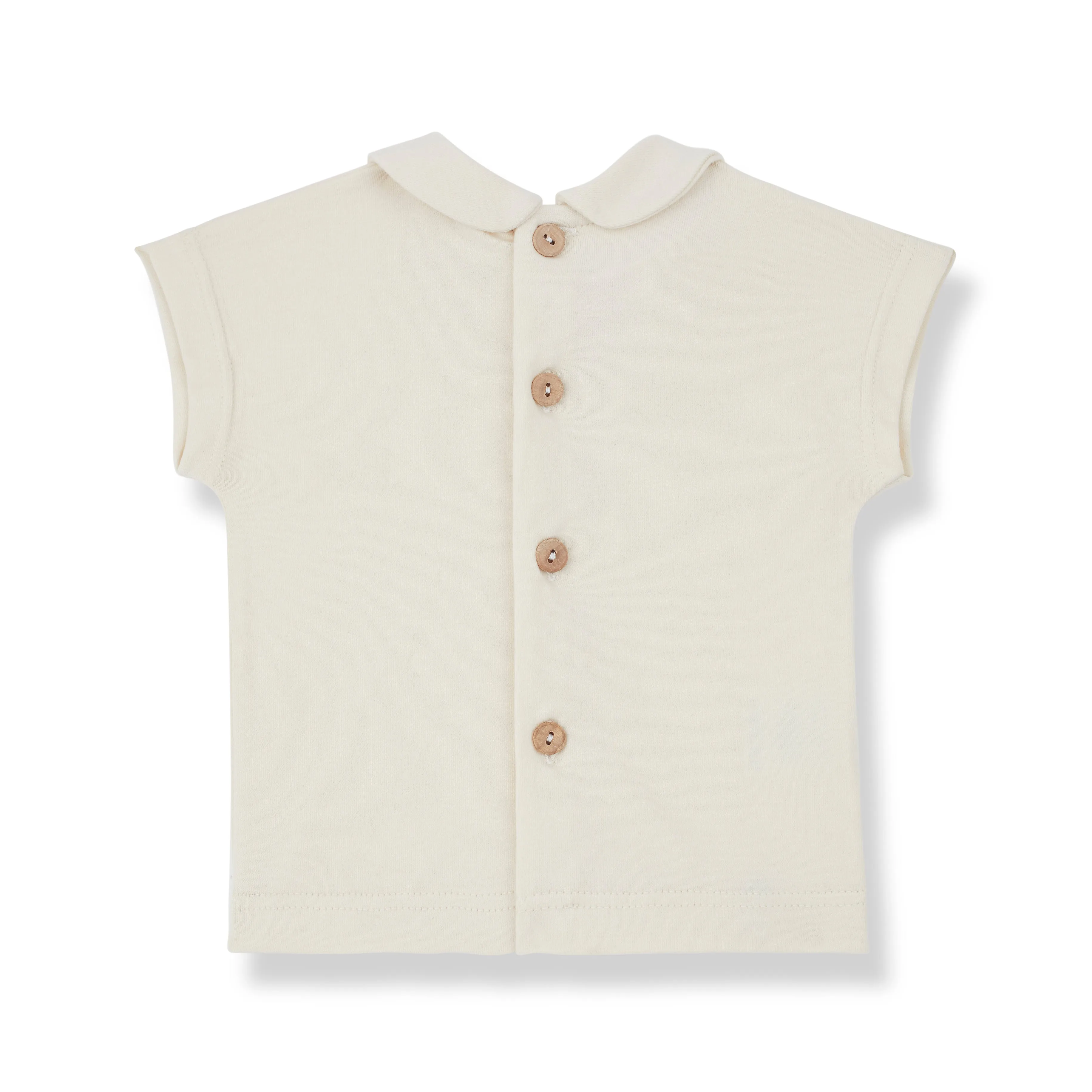 1   IN THE FAMILY IVORY PETER PAN COLLAR SHIRT [FINAL SALE]