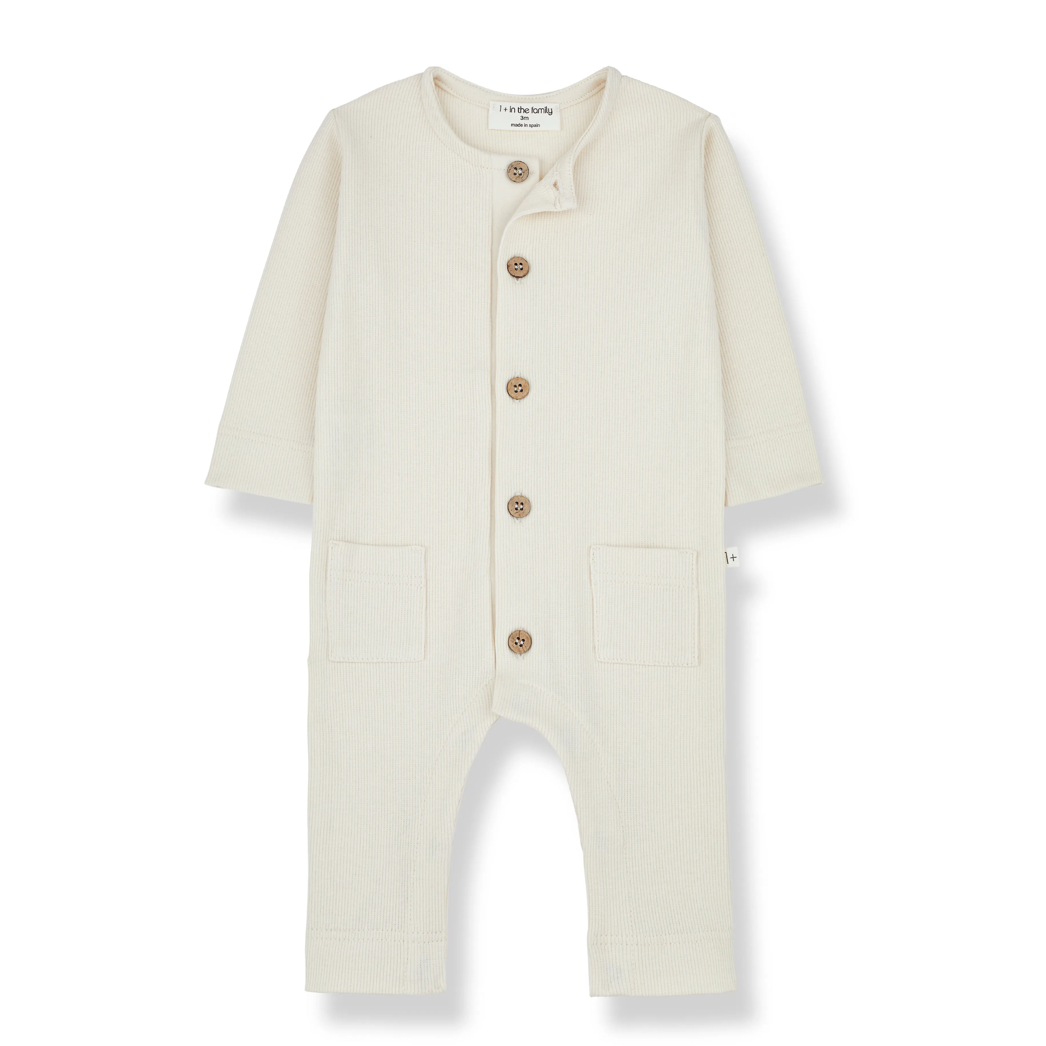 1   IN THE FAMILY IVORY POCKET JUMPSUIT [FINAL SALE]