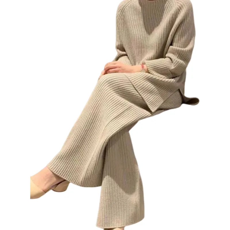 2 Piece Knit Outfit Sweater Set