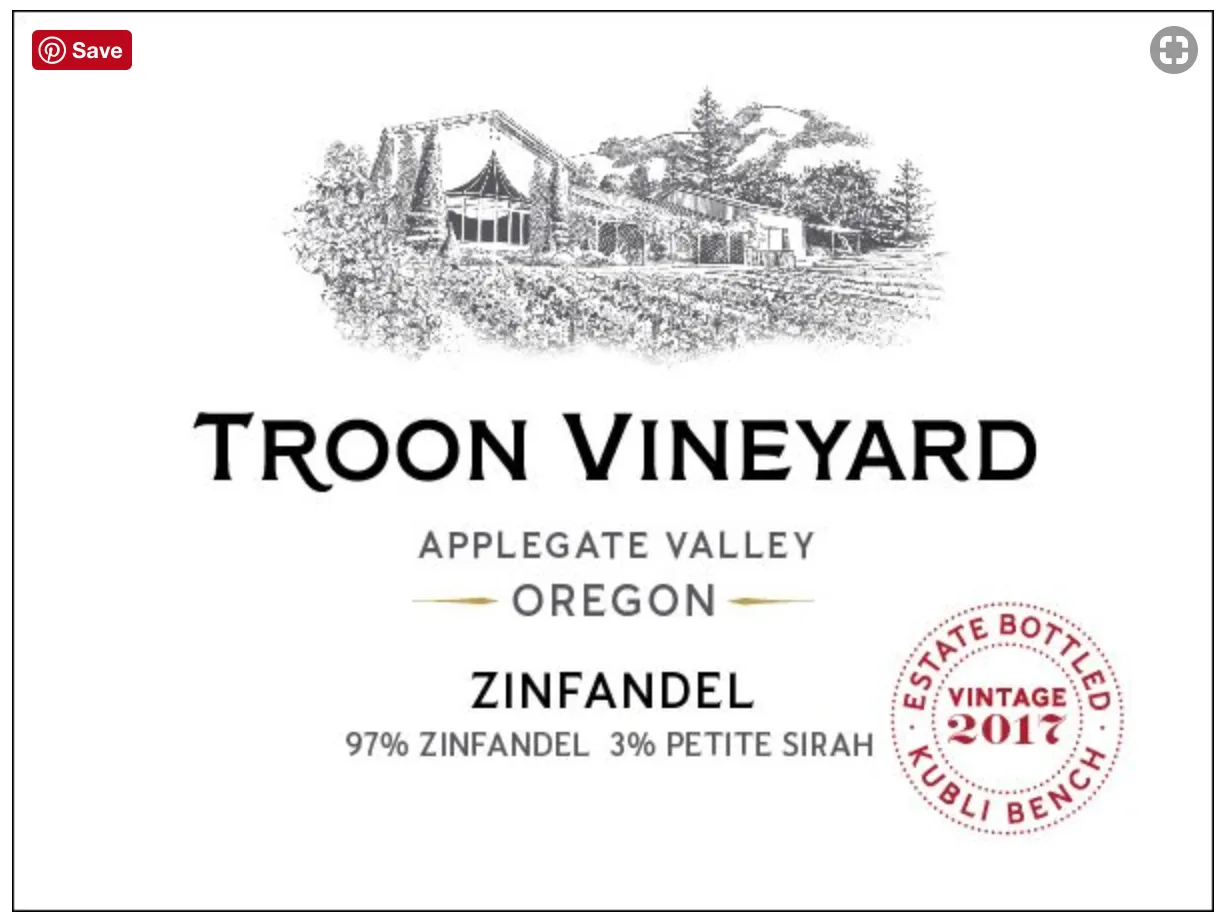 2017 Troon Vineyard Estate Zinfandel