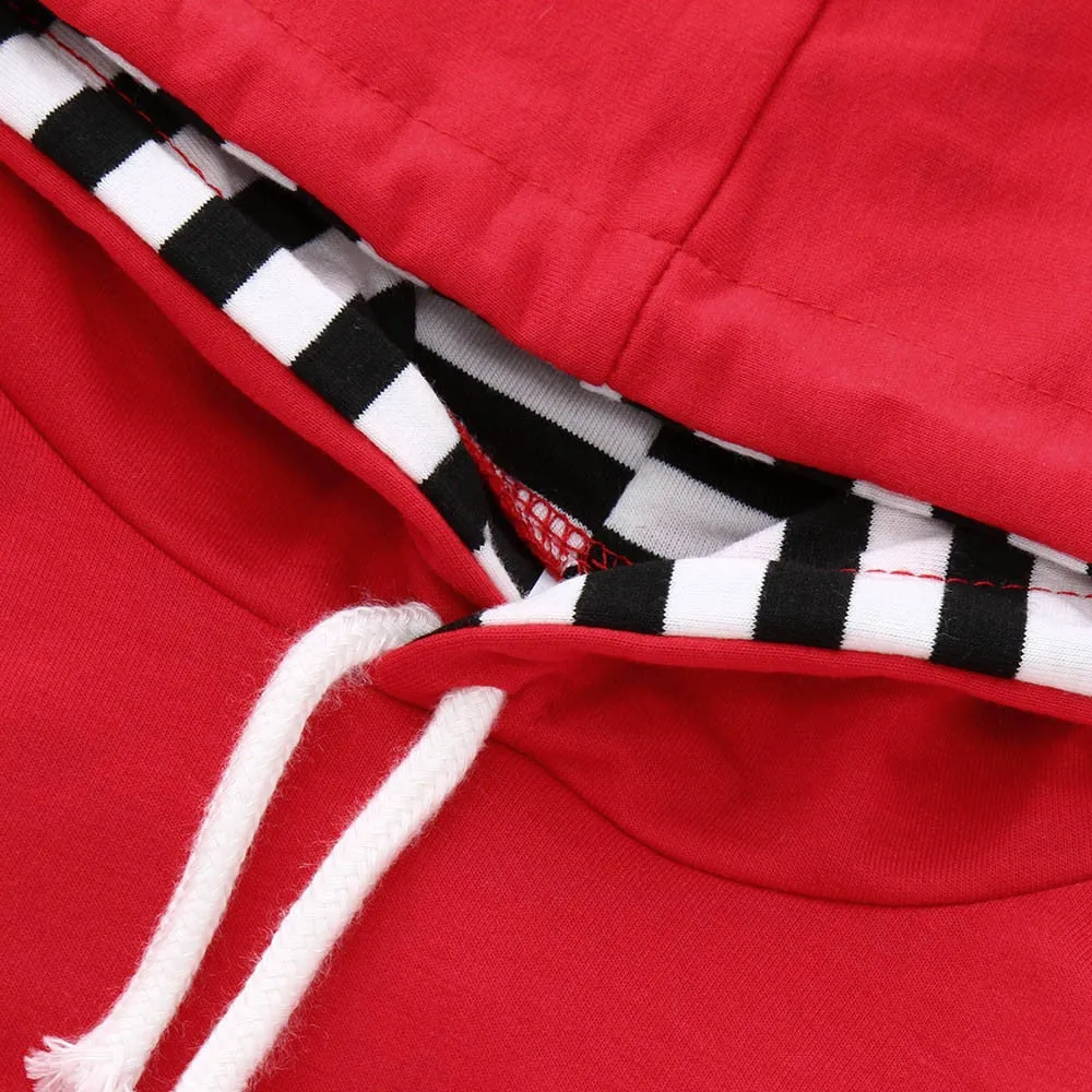 2PCS Baby Girls clothes Toddler Baby Long Sleeve Stripe Print Hooded Top Clothes Pants Set Outfit