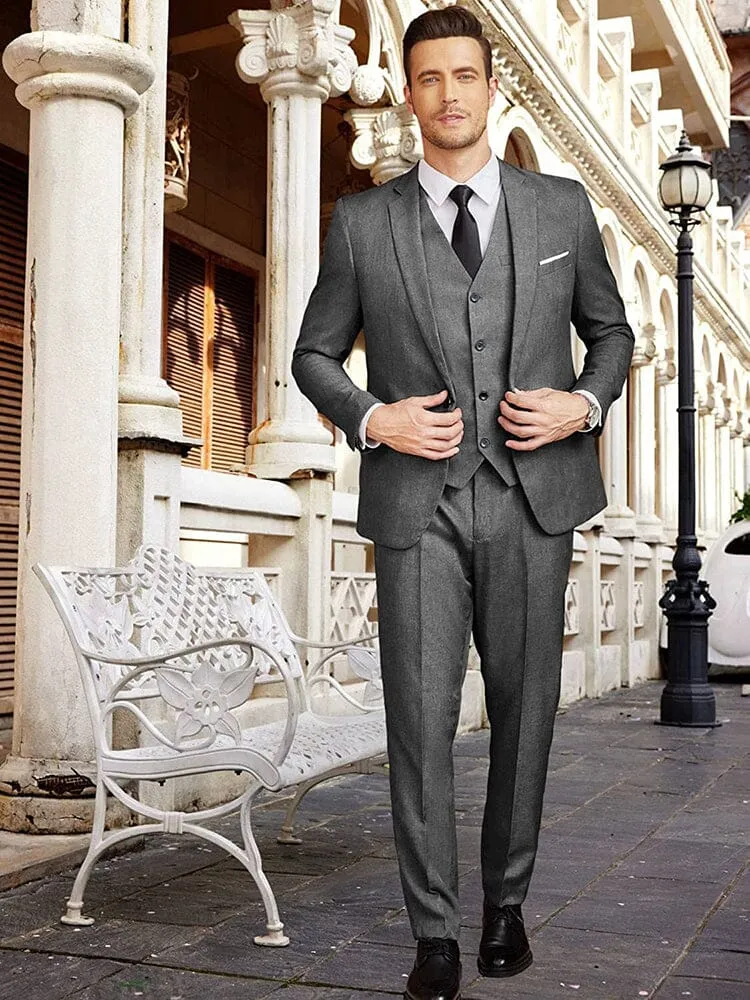 4-Piece One Button Blazer Suit Sets (US Only)