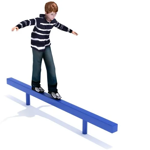 8-feet Straight Balance Beam