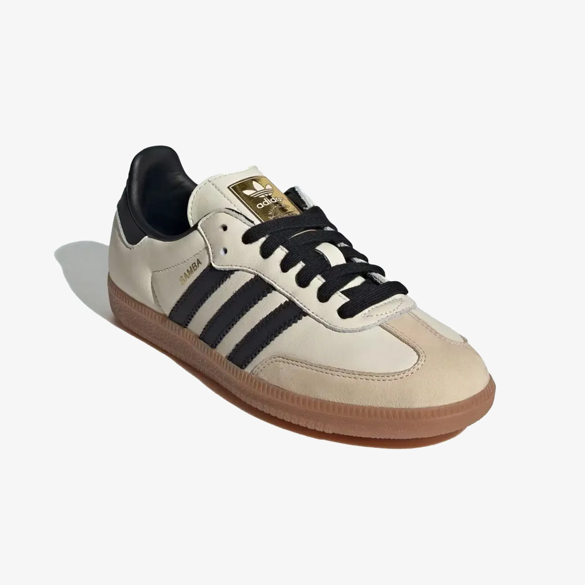 ADIDAS ORIGINALS | SAMBA OG { CREAM WHITE/CORE BLACK/SAND STRATA