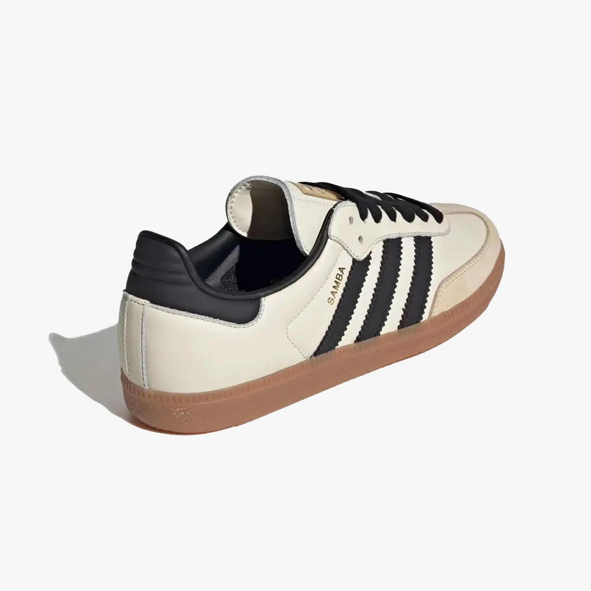 ADIDAS ORIGINALS | SAMBA OG { CREAM WHITE/CORE BLACK/SAND STRATA