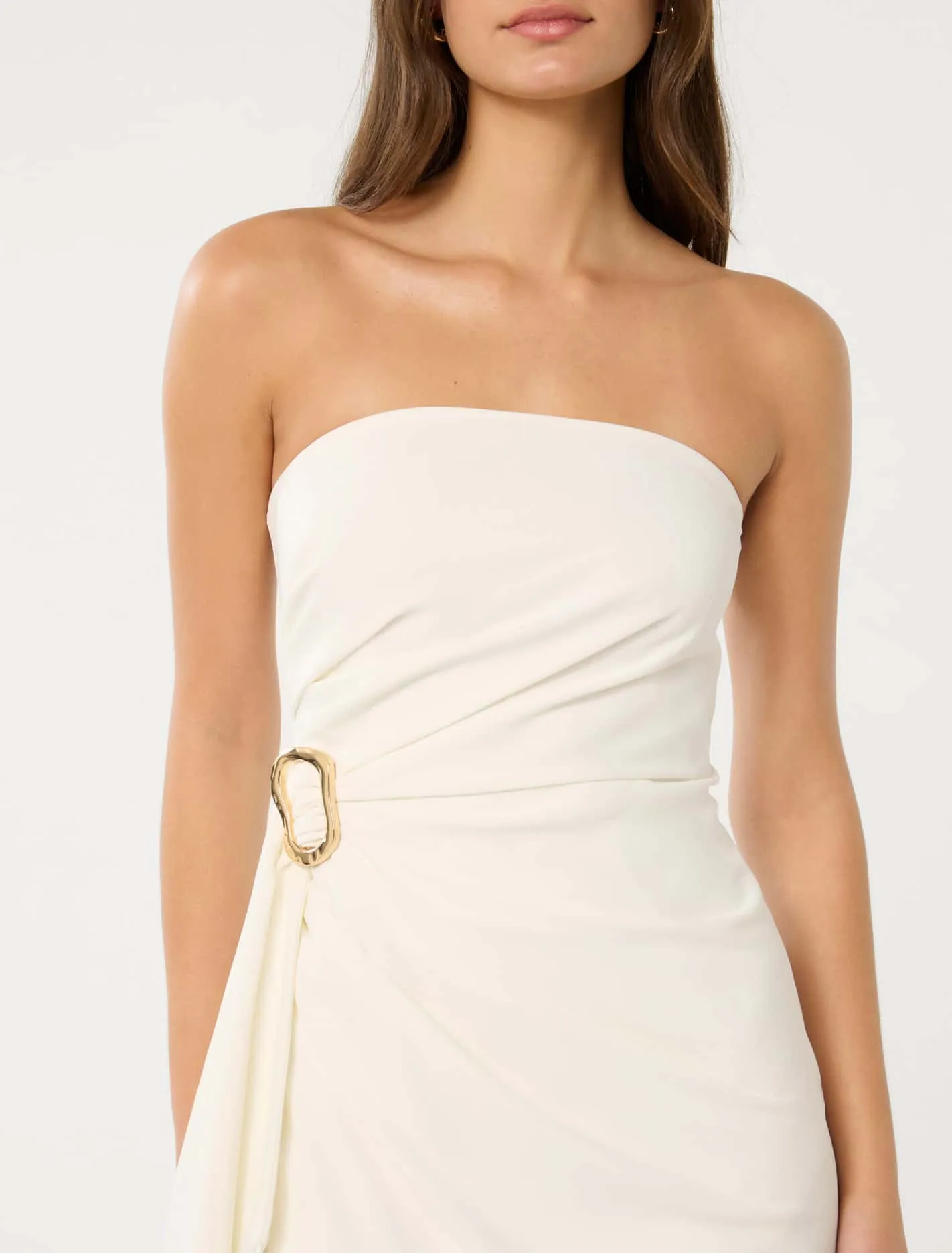 Adriana Strapless Sash Mini Dress