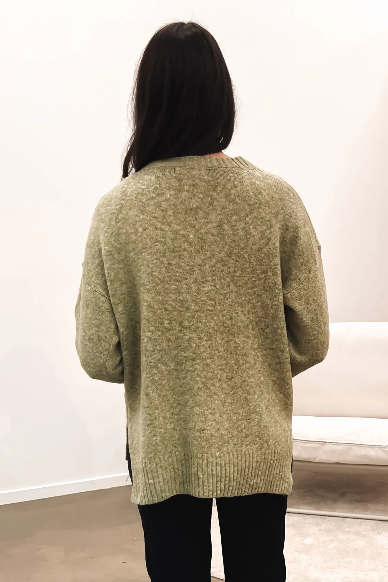 Agnew Knit Jumper Green