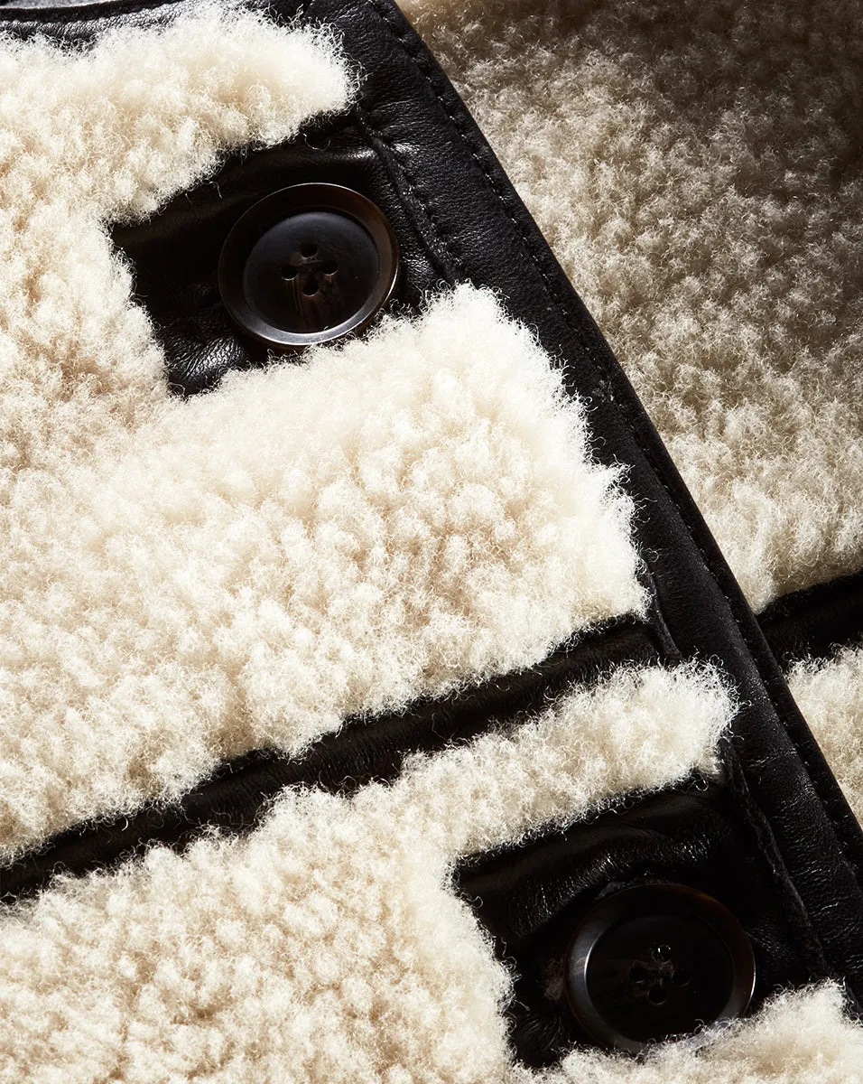 Anya Reversible Shearling Coat