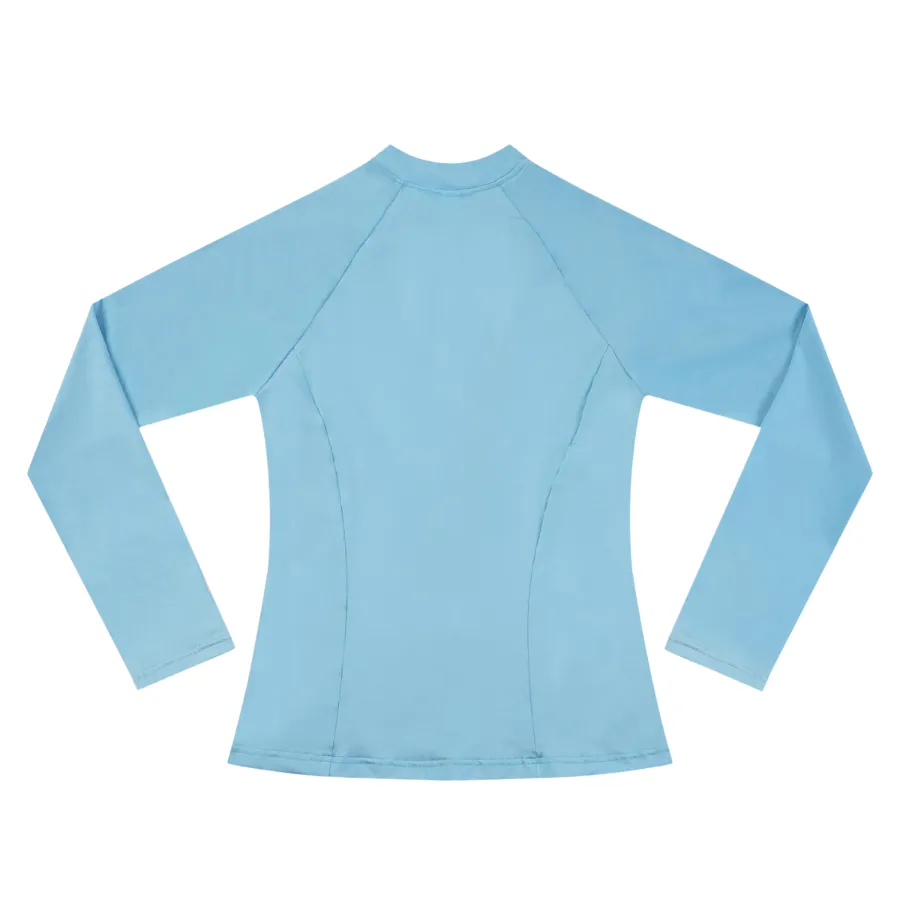 Aqua Blu Pre-Teens Long Sleeve Rash Vest AG24084SS - Stepping Stones Blue