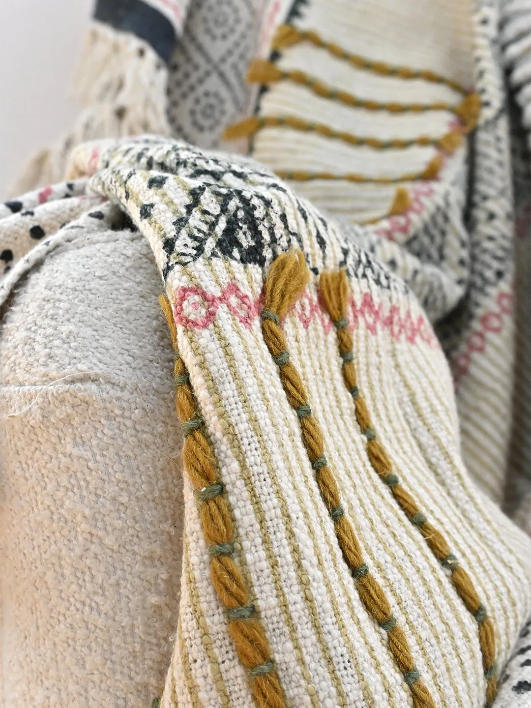 ARINA - BLOCK PRINTED THROW