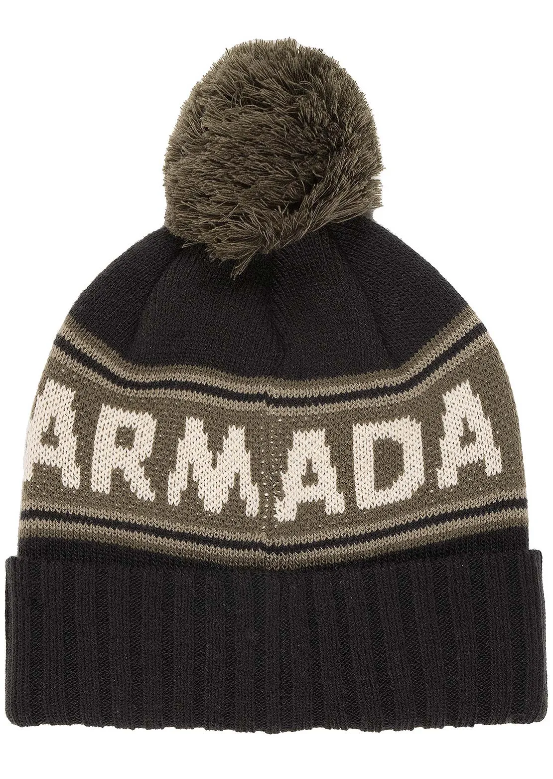 Armada Unisex Jacquard Knit Pom Beanie