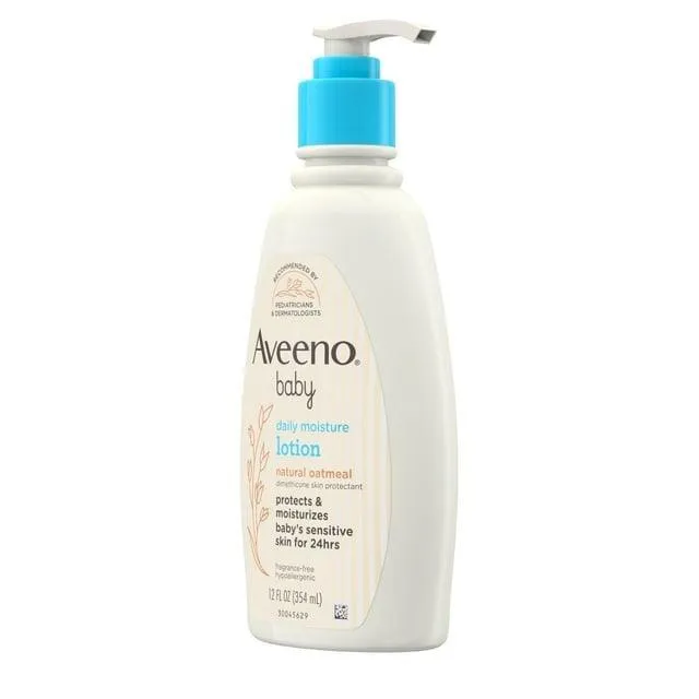 Aveeno Baby Daily Moisture Body Lotion for Delicate Skin with Colloidal Oatmeal - 12oz