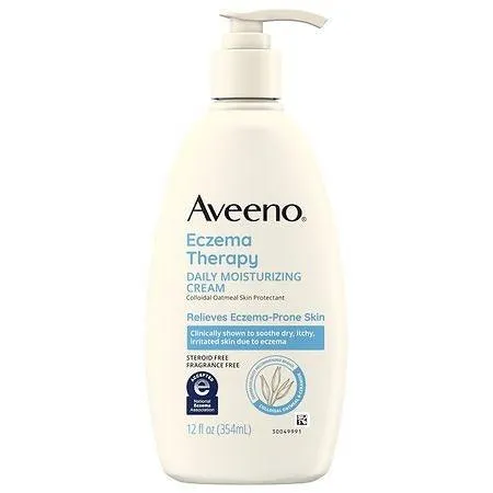 Aveeno Eczema Therapy Daily Moisturizing Cream - 12Oz.