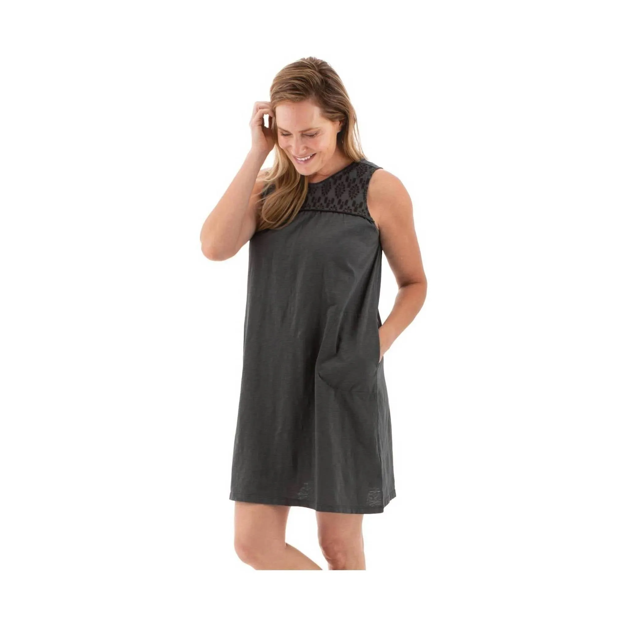 Aventura Women's Seychelle Dress - Dark Shadow - ONLINE STORE CREDIT/EXCHANGE ONLY