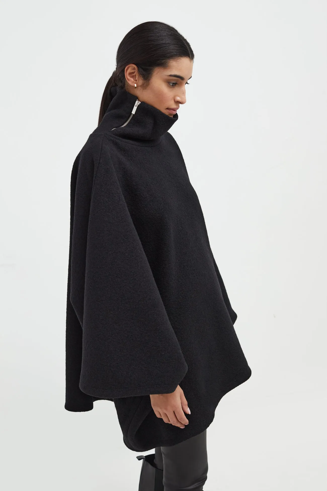 Avery Wool Cape