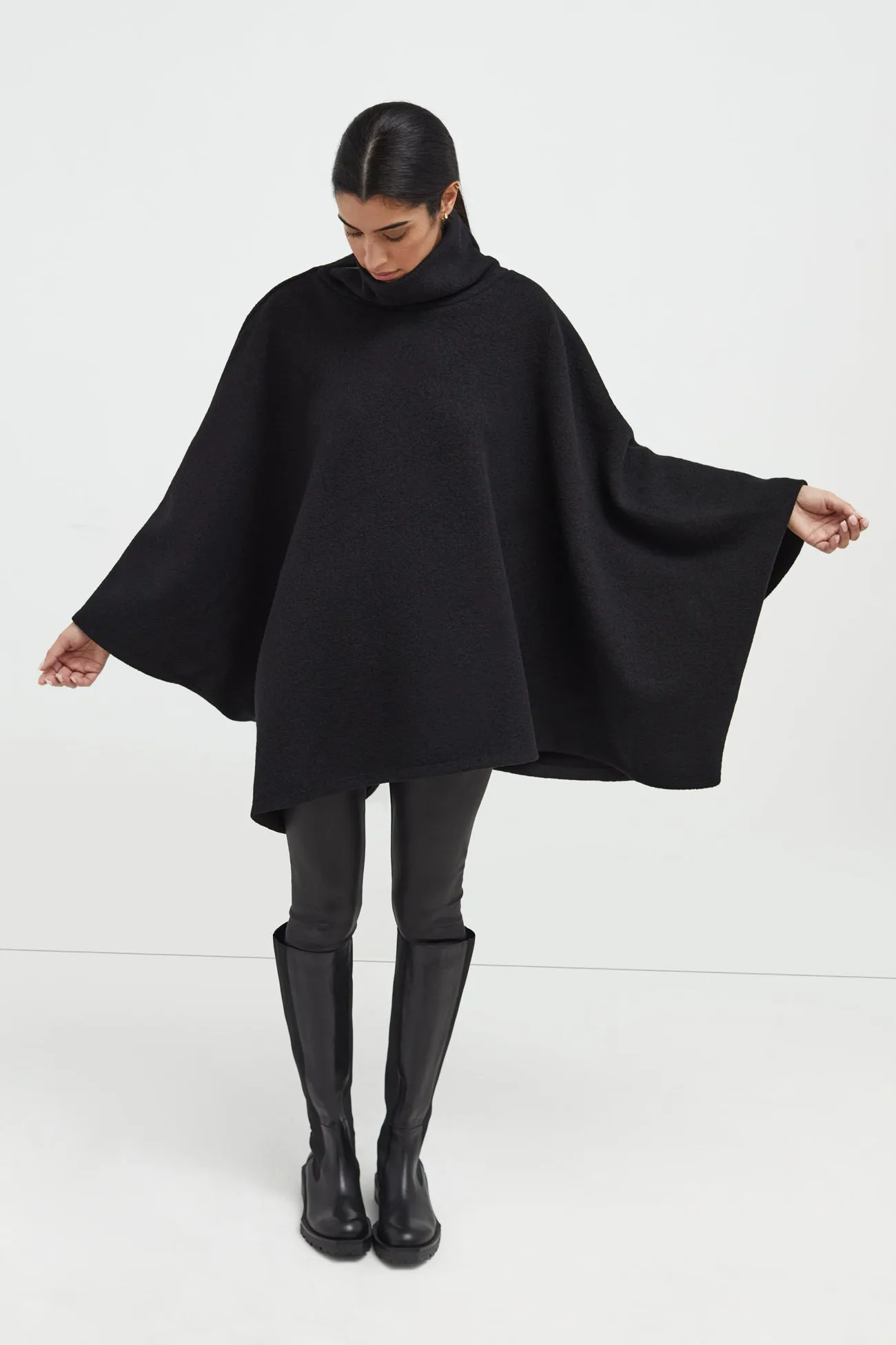 Avery Wool Cape