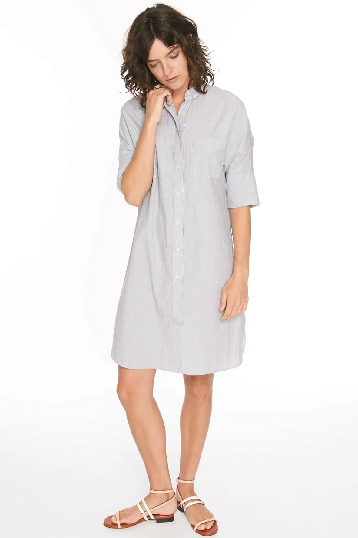 Baby Stripe Shirt Dress