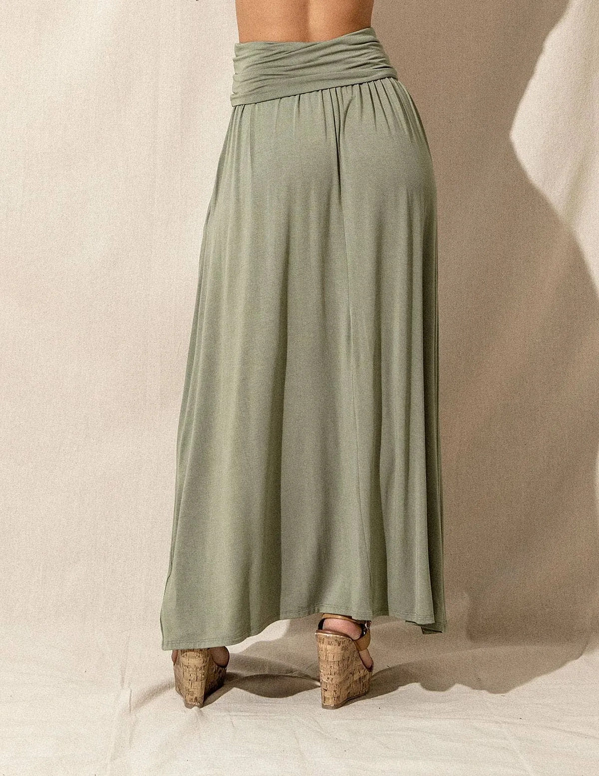 Bamboo Maxi Skirt - As-Is-Clearance