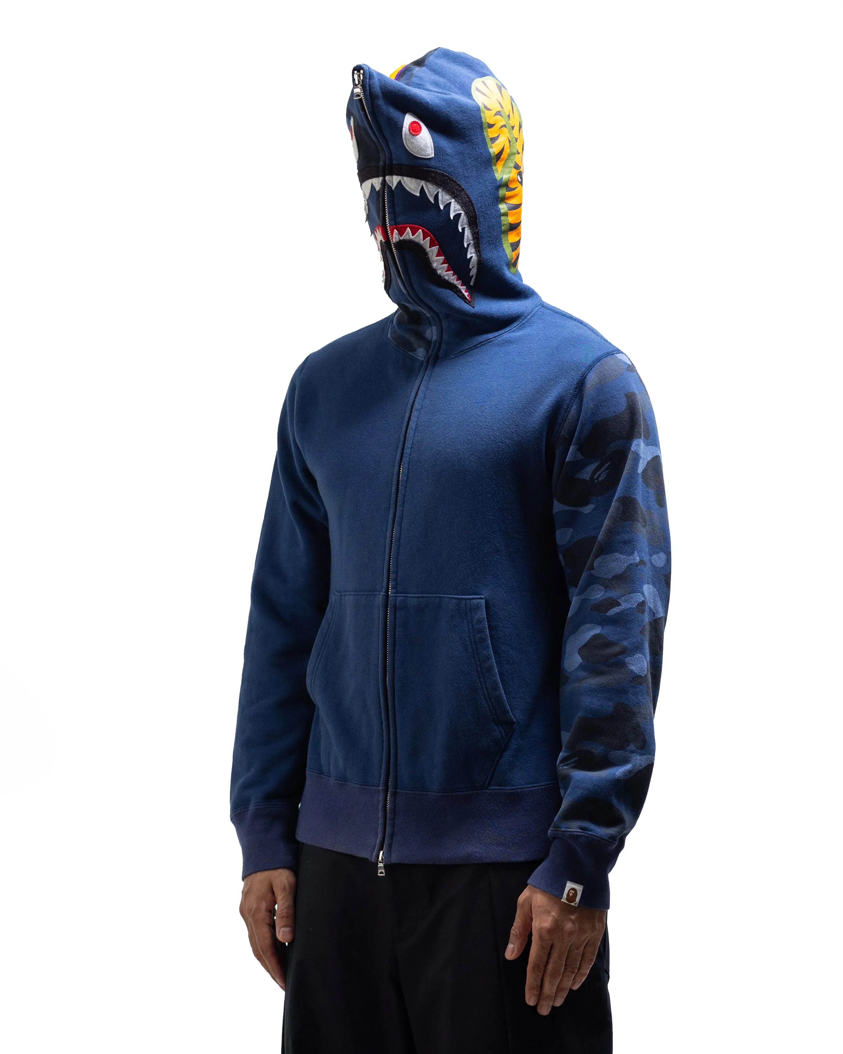 BAPE ZIP UP HOODIE (BLUE)