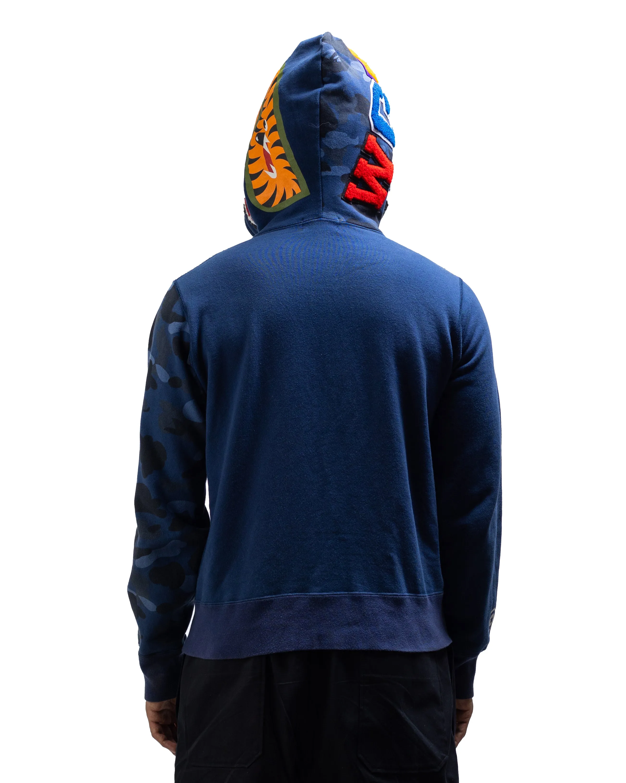 BAPE ZIP UP HOODIE (BLUE)