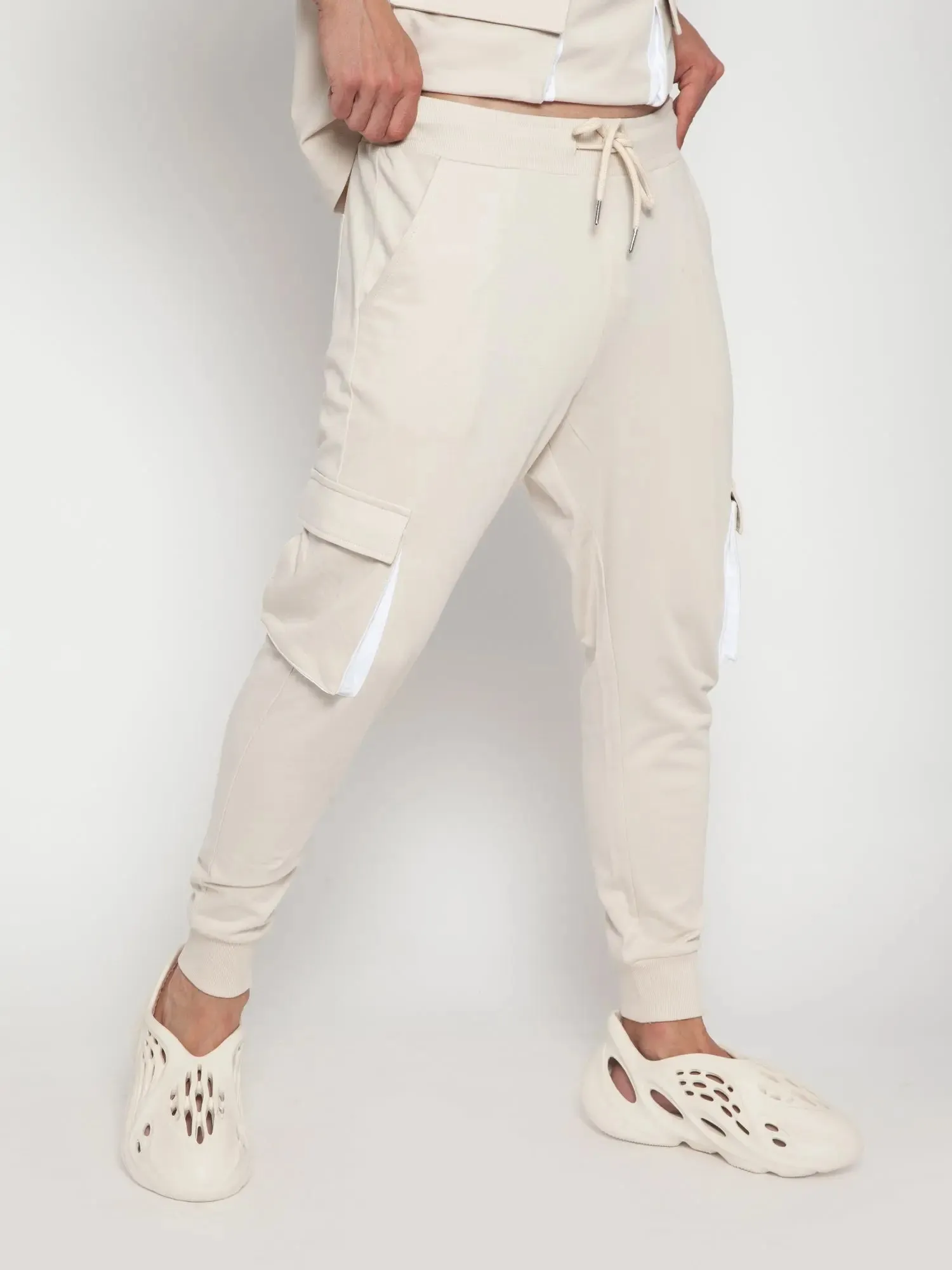 Beige Cargo Co-ord Set