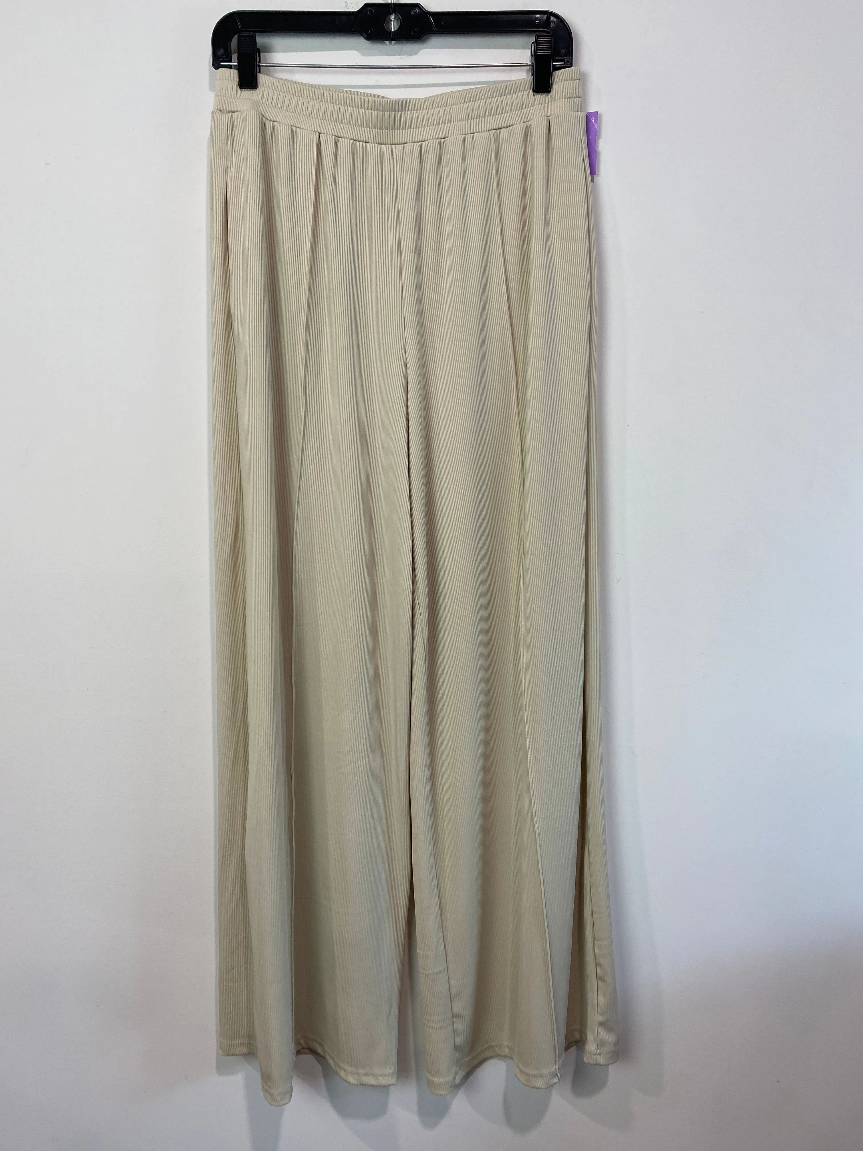 Beige Pants Set 2pc Clothes Mentor, Size L