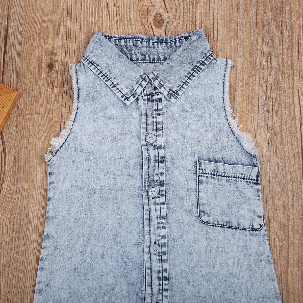 Blue Jean Romper