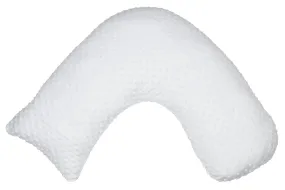 Boomerang Nursing Cushion - White Chenille