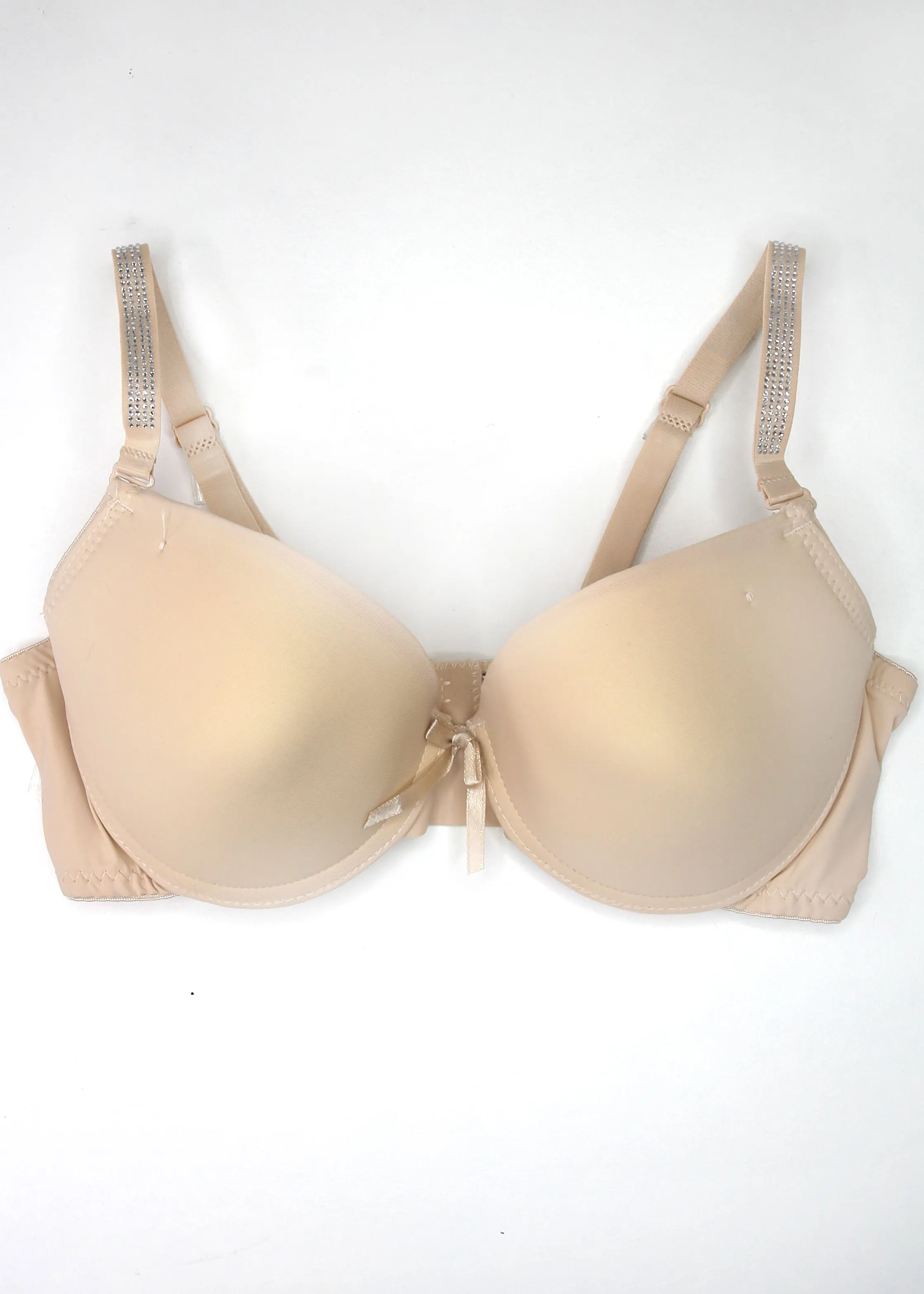 Bridget Nude Embellished Strap Bra