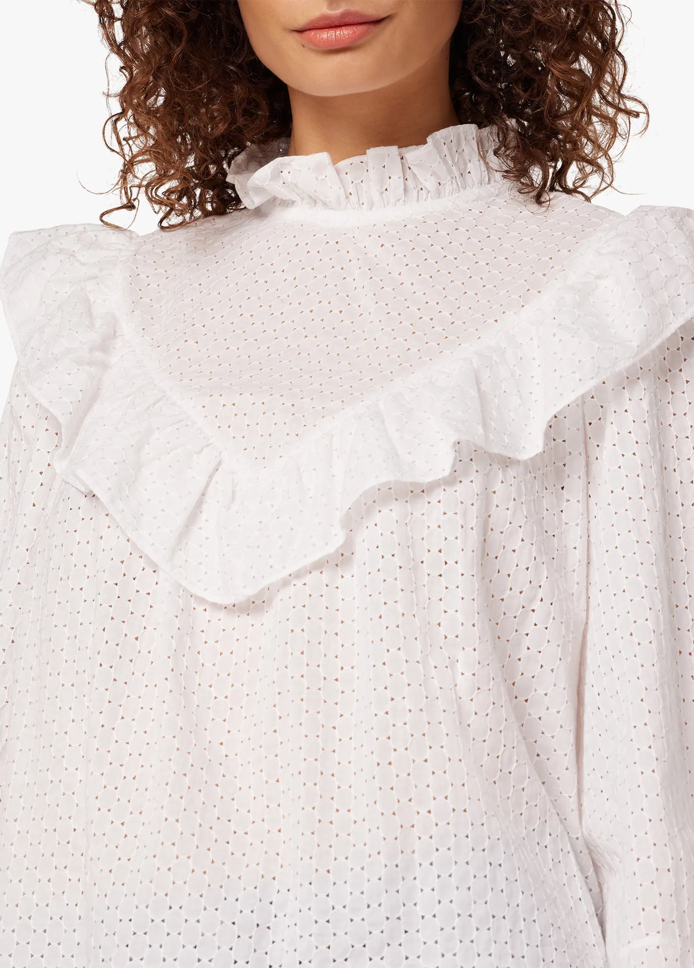 BRIELLE BRODERIE ANGLAIS BLOUSE