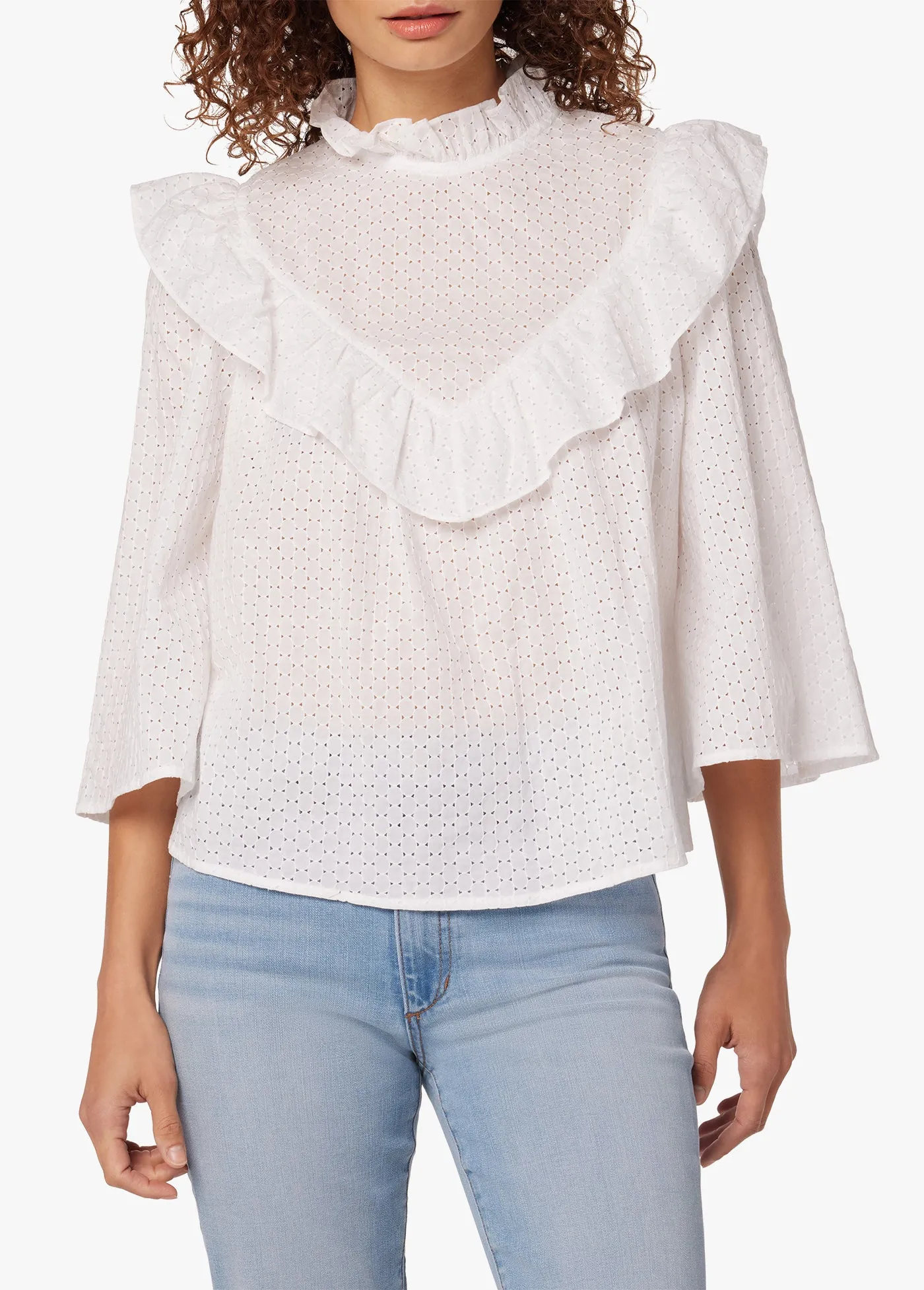 BRIELLE BRODERIE ANGLAIS BLOUSE