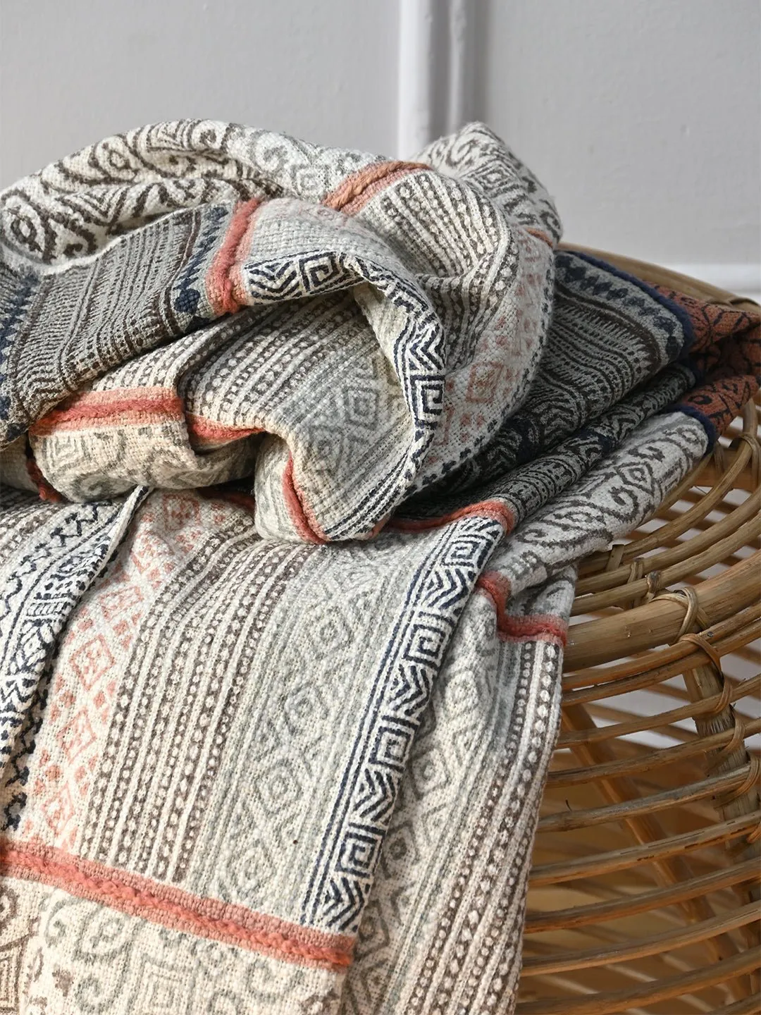 BRITANNICA - BLOCK PRINTED THROW