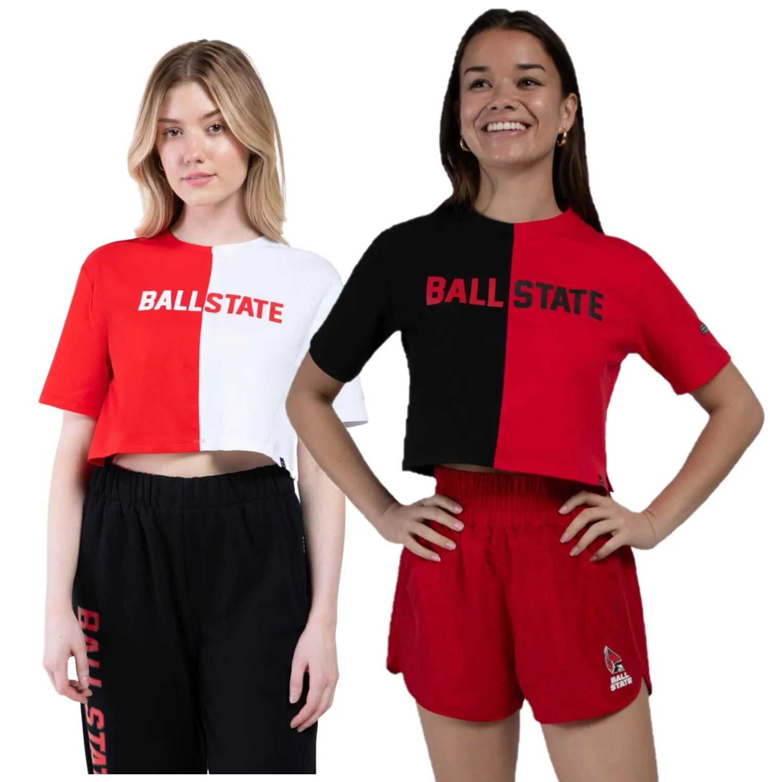 BSU Cardinals Women's Hype & Vice Brandy Cropped T-Shirt