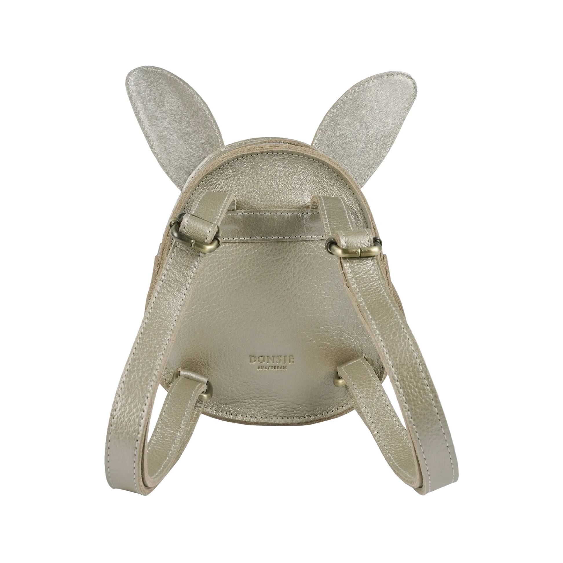 Buna Exclusive Backpack | Bunny | Champagne Metallic Leather