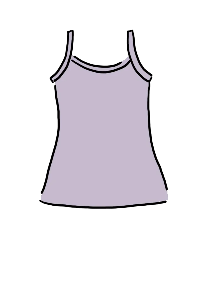 Cami Top Plain Lilac