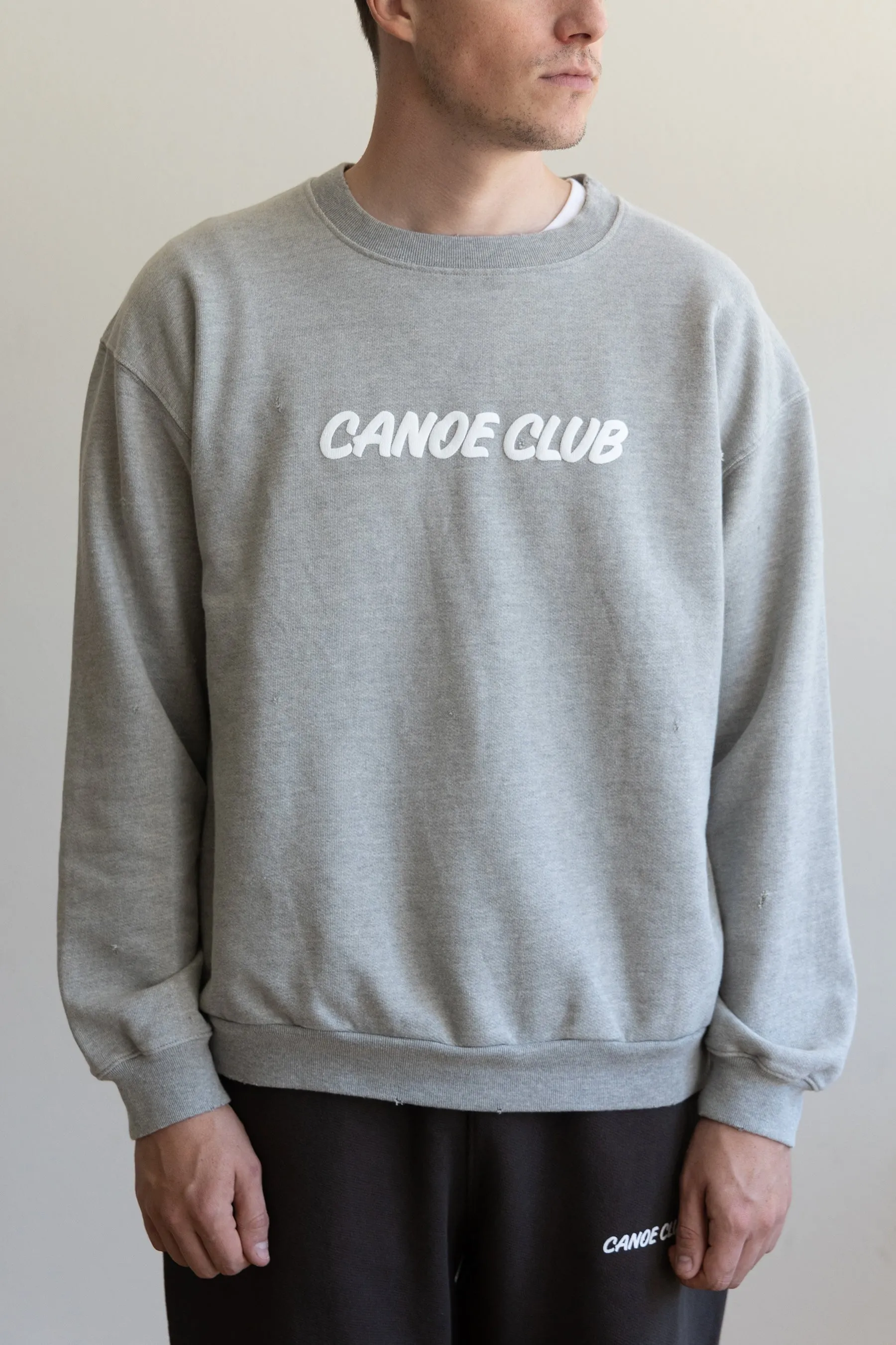 Canoe Club Crewneck - Heather Grey