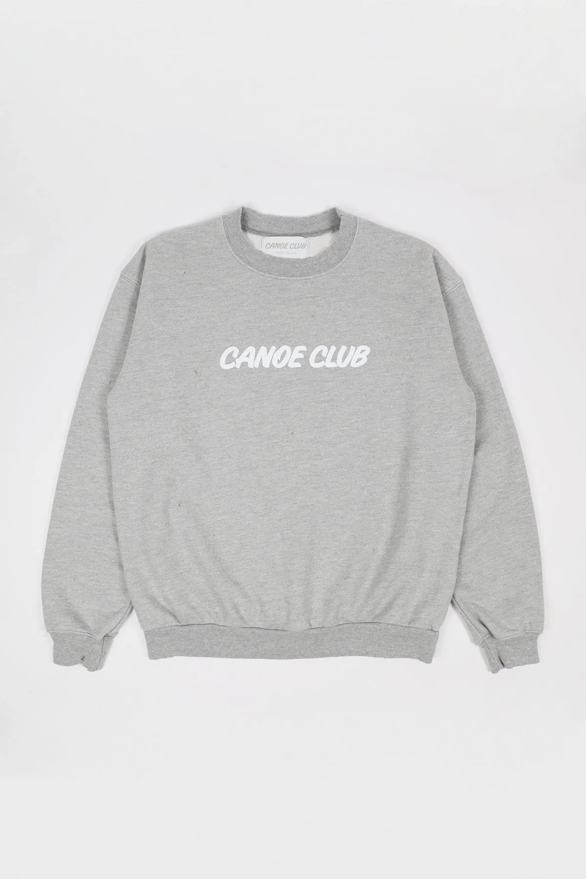 Canoe Club Crewneck - Heather Grey