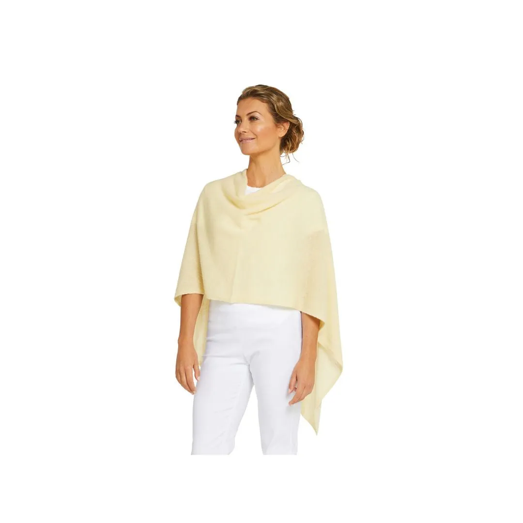 CASHMERE CLASSIC TOPPER - FRENCH CREAM