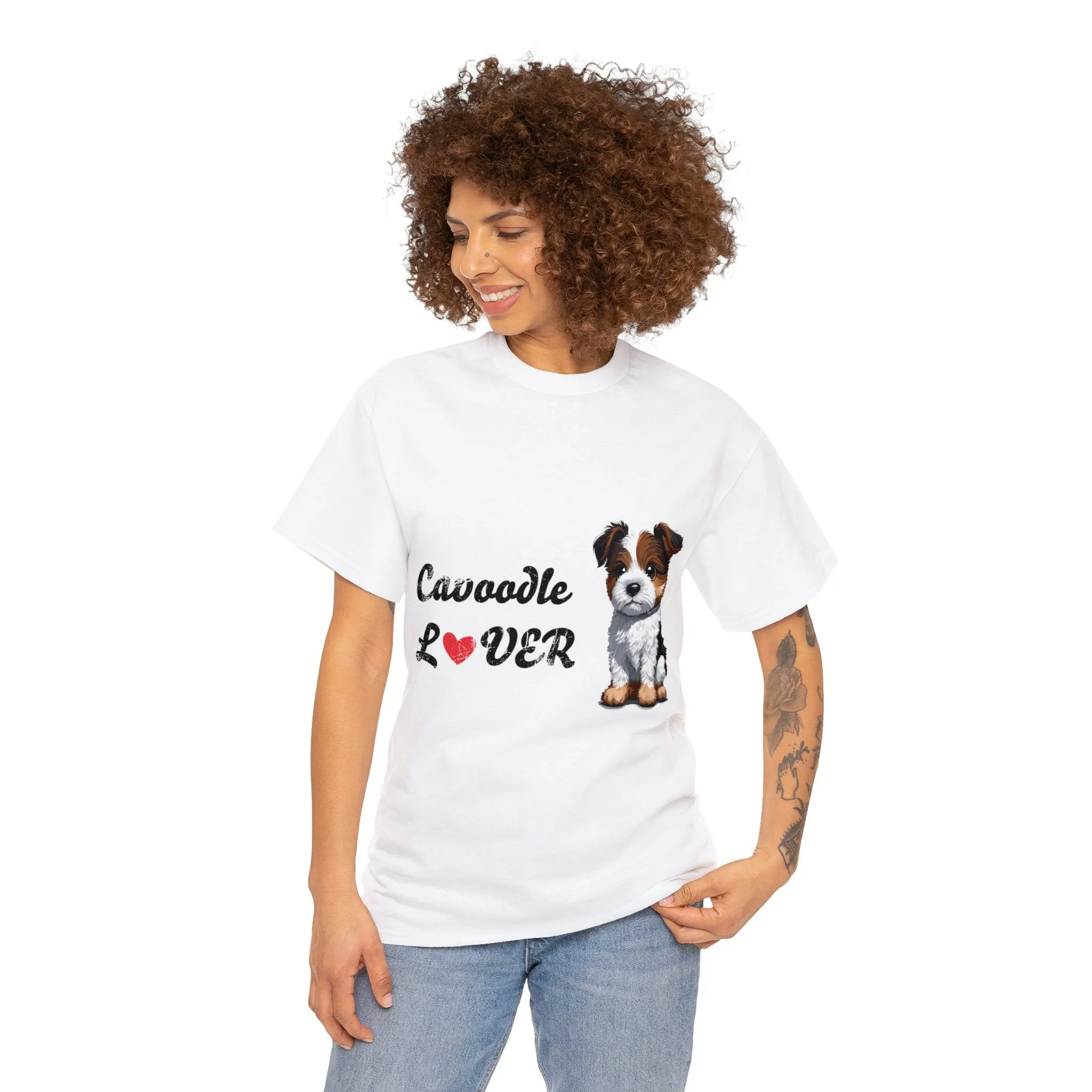 Cavoodle Lover Unisex Heavy Cotton Tee