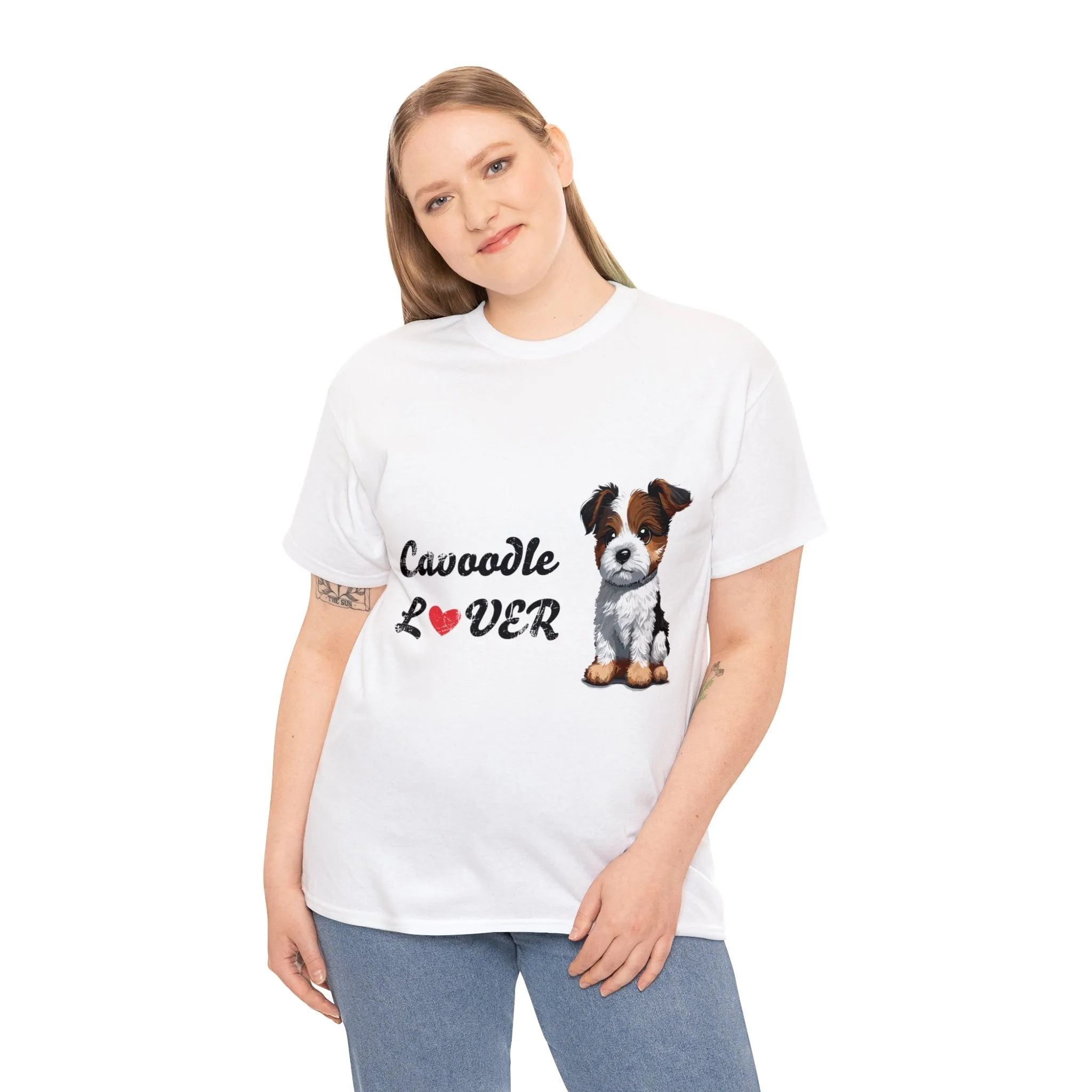 Cavoodle Lover Unisex Heavy Cotton Tee