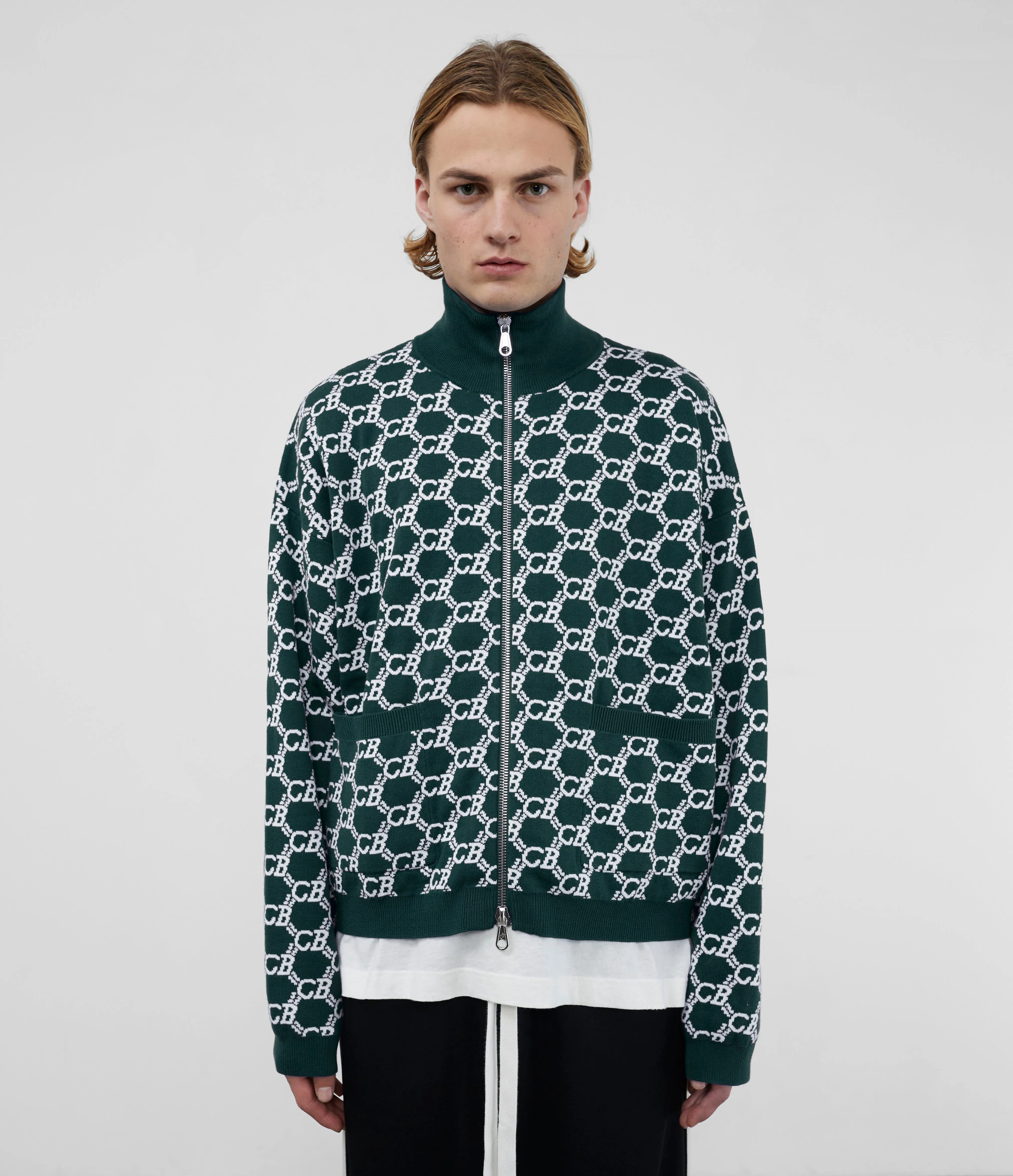 CB MONOGRAM TRACK JACKET