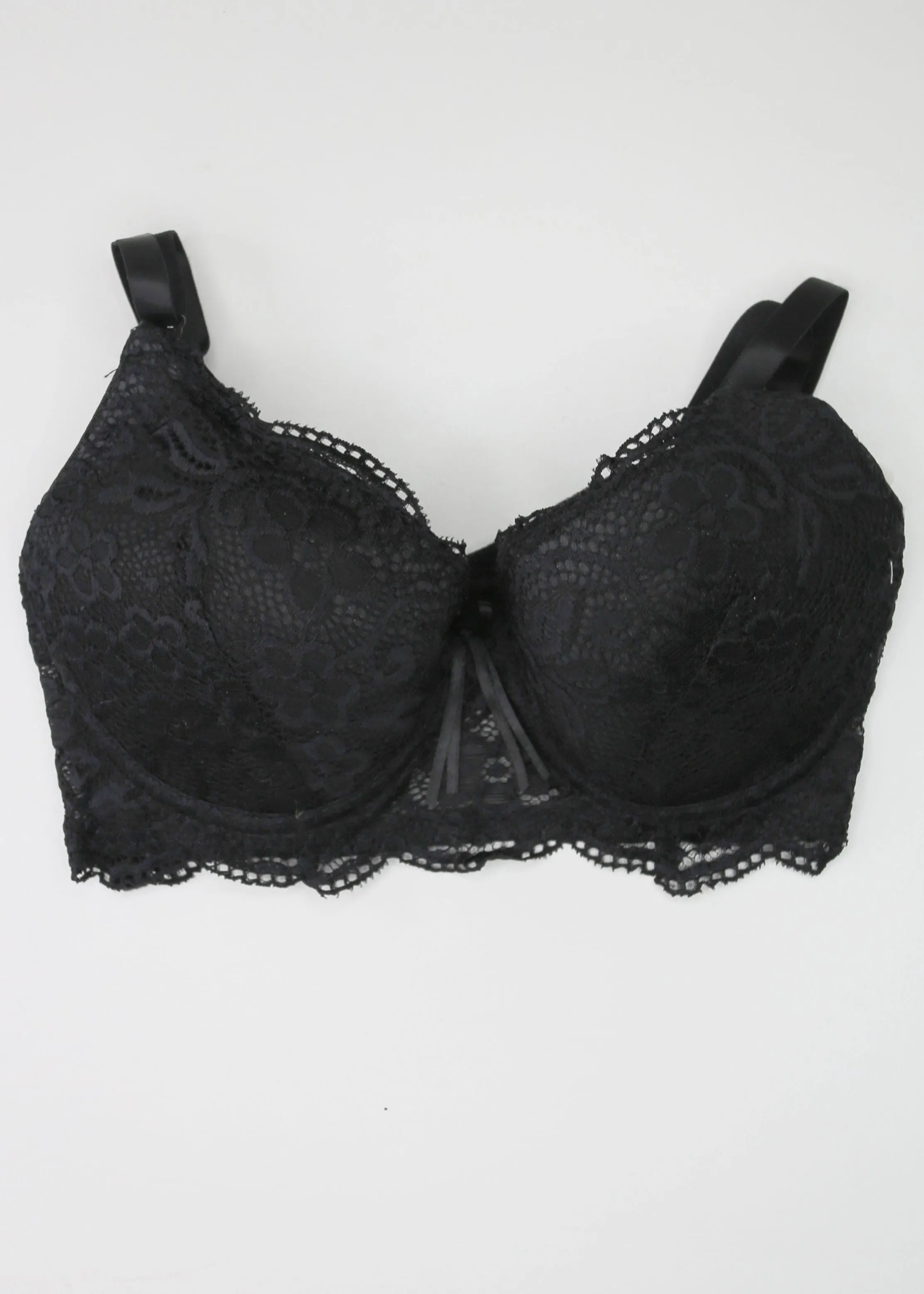 Celine Black Lace Push Up Bra