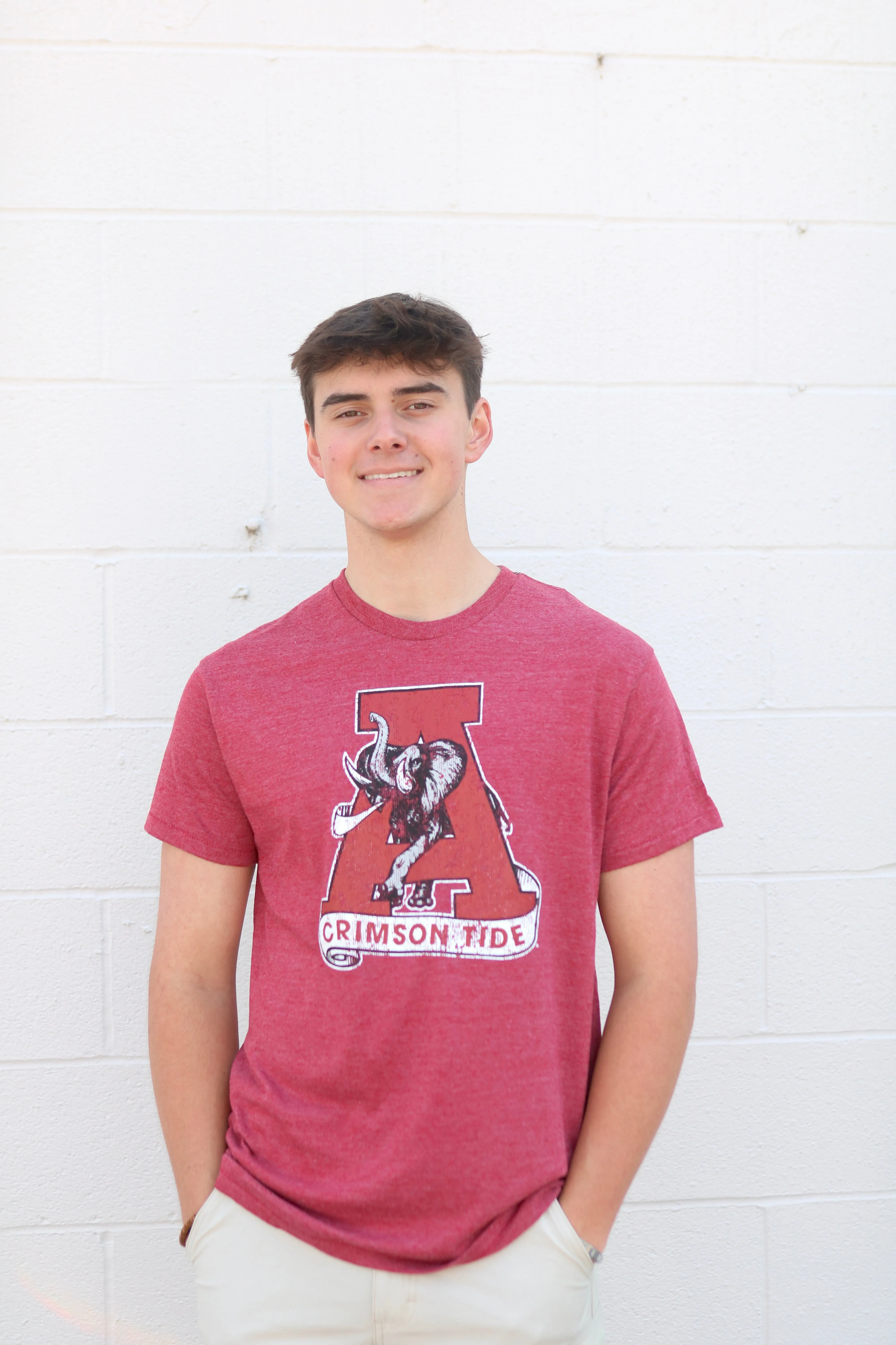 Champion Vault Elephant With Crimson Tide Logo Tee