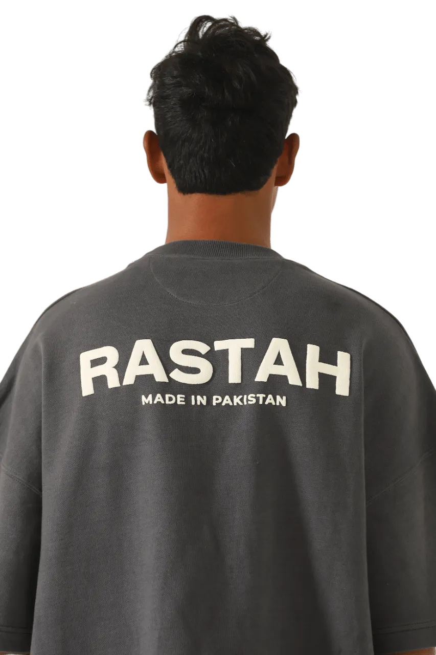 charcoal grey made in pak t-shirt (v1)