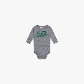 Cheer Ohio Long Sleeve Baby One Piece