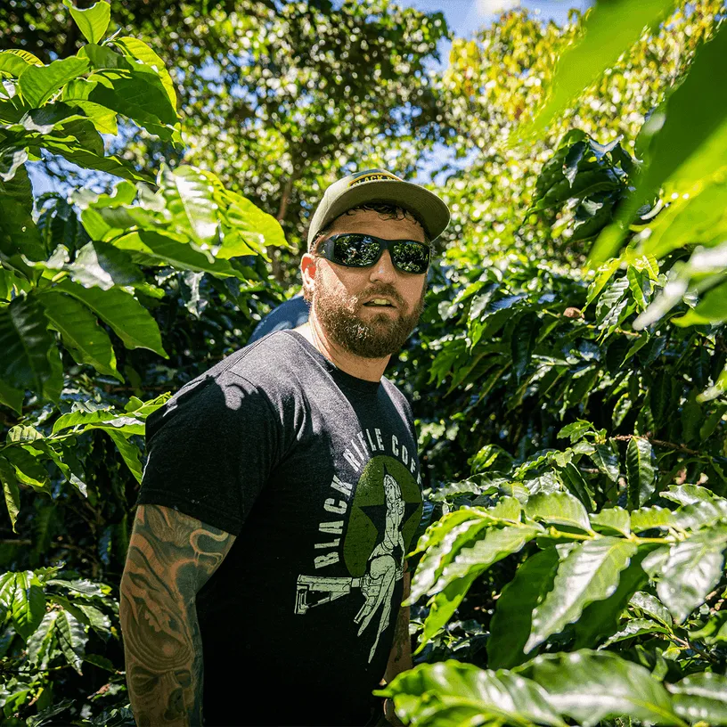 Coffee Bomber T-shirt - Vintage Black