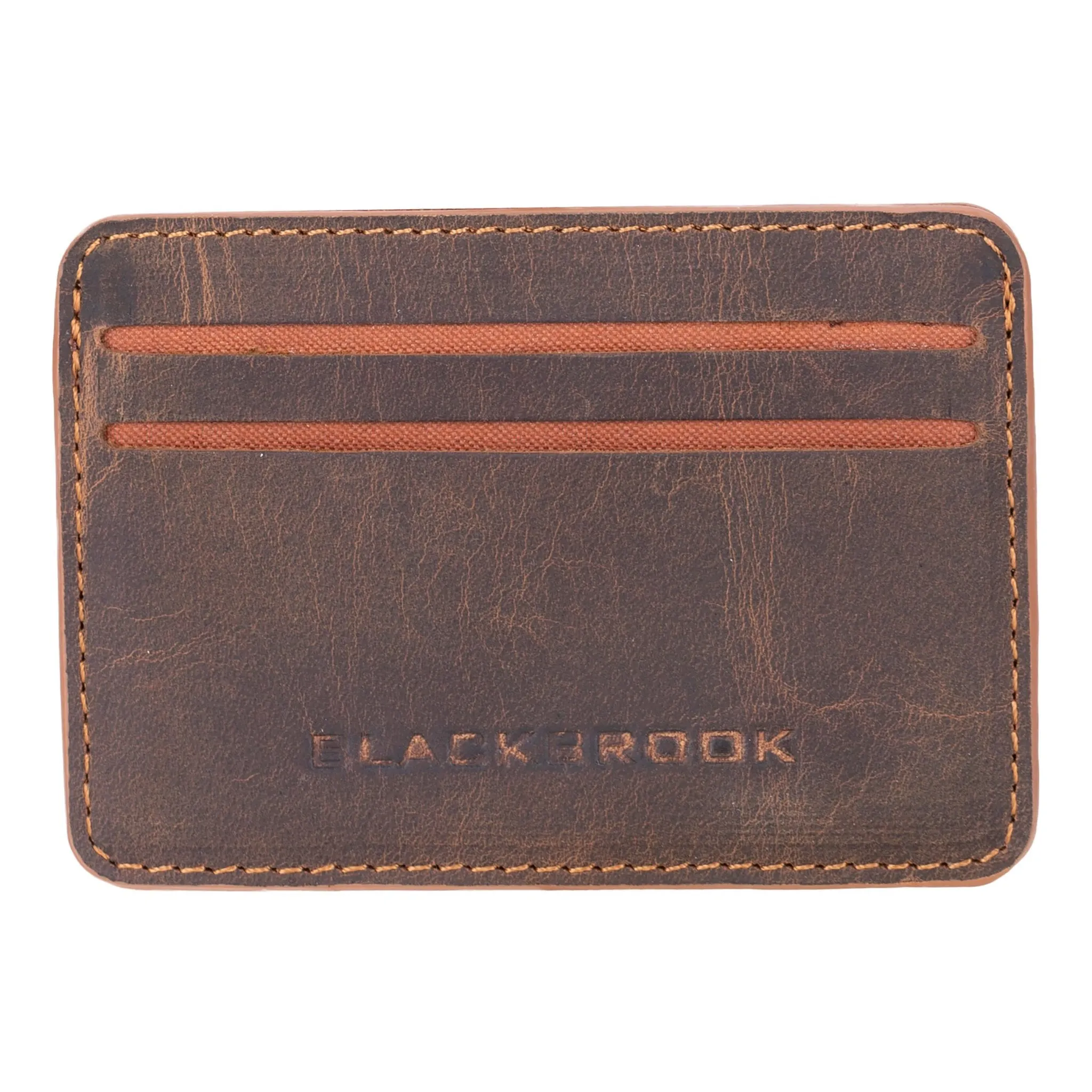 Cole Card Holder Wallet, Distressed Coffee