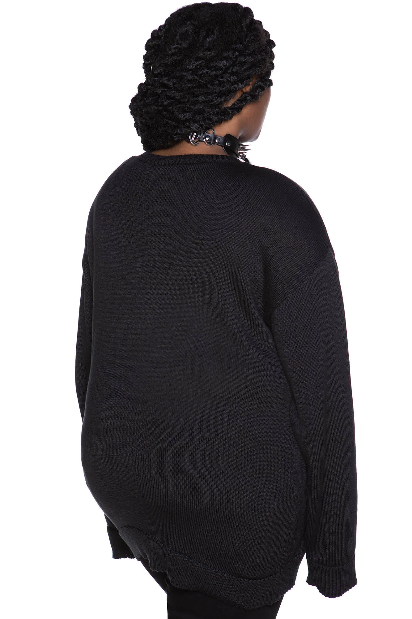 College Goth Knit Sweater [PLUS]