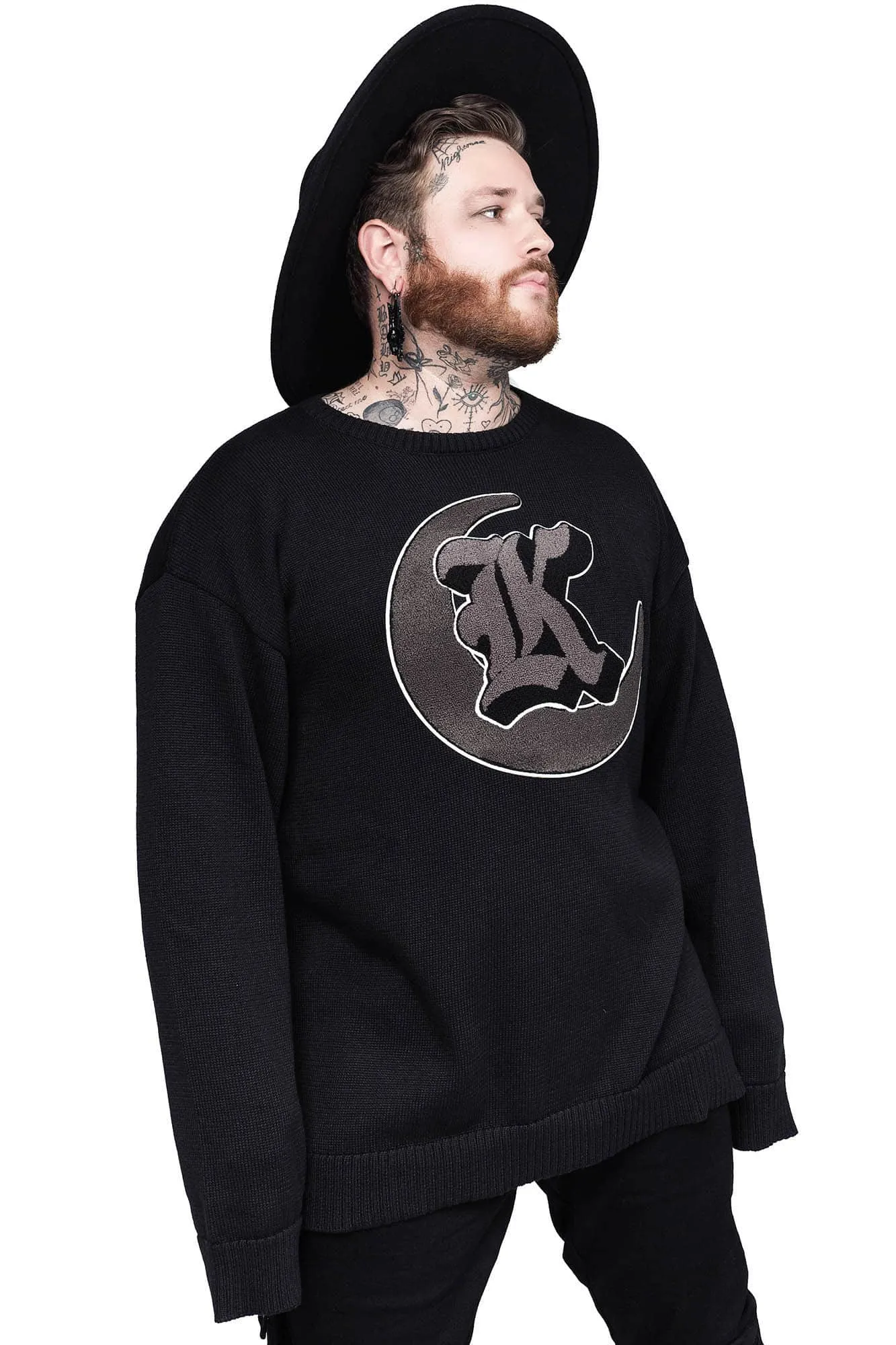 College Goth Knit Sweater [PLUS]